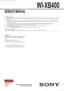 Preview: Service Manual