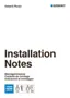 Preview: Installation Notes
