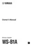 Preview: Owner's Manual