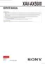 Preview: Service Manual