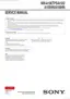 Preview: Service Manual