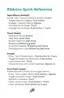 Preview: Quick Reference