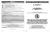 Preview: Important Instructions And Operating Manual