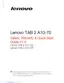 Preview: Safety, Warranty & Quick Start Guide