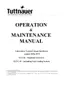 Preview: Operation & Maintenance Manual