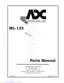 Preview: Parts Manual