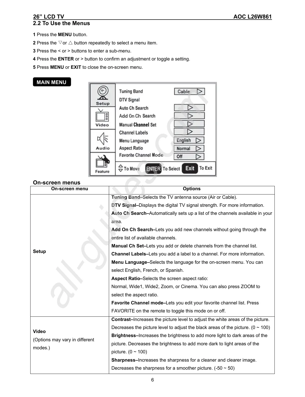 Page #6 background image