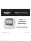 Preview: Safety & Installation Instructions