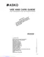 Preview: Use And Care Guide
