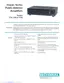 Preview: Specifications