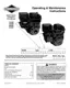 Preview: Operating And Maintenance Instructions