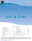 Preview: Use And Care Guide