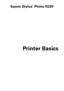 Preview: Printer Basics