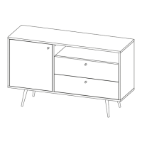 Preview: Seaforth Buffet 2 Drawer