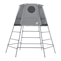 Preview: Explorer Blue Climbing Frame with 2 Door Den TP852