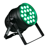 Preview: 151.230 LED PAR 64 18 x 10W Alu Quad IR DMX
