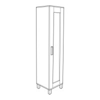 Preview: ANEBODA WARDROBE 15 3/4X70 7/8"