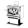Wood stove Logo