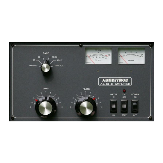 AMERITRON AL-811H - User Manual