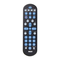 Preview: RCR312W - 3 Device Partially Backlit Universal Remote Control