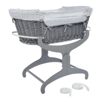 Preview: Clair de Lune Bedside Crib