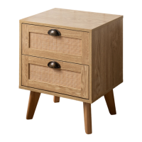 Preview: Savannah Two Drawer Bedside