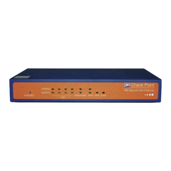 Check Point VPN-1 Edge X Series - User Manual