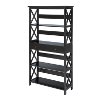 Preview: 5 Tier Bookcase with Drawer