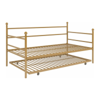 Preview: DHP Metal Daybed with Trundle