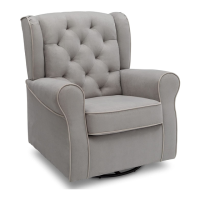 Preview: Upholstered Swivel Glider Chair