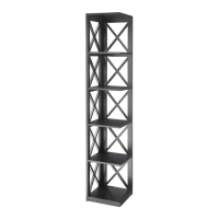 Preview: Oxford 5 Tier Corner Bookcase