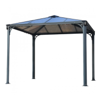 Preview: Palram Palermo Gazebo 3000
