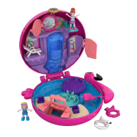 Preview: Polly Pocket FLAMINGO FLOATIE COMPACT