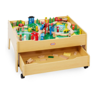 Preview: Real Wooden Train & Table Set
