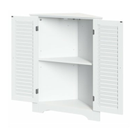 Preview: Ellsworth 3-Shelf Corner Cabinet