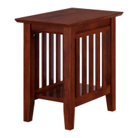 Preview: MISSION CHAIR SIDE TABLE