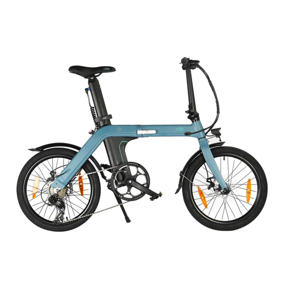 Fiido D12 – Xe đạp điện gấp gọn 20 inch, động cơ 250W, pin 48V 11.6Ah