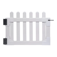Preview: Newport Vinyl Picket Gate