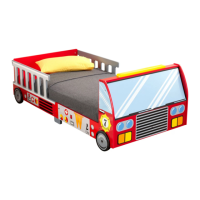Preview: KidKraft Fire Truck Toddler Bed