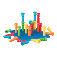Preview: Lauri Tall-Stackers Pegs & Pegboard Set
