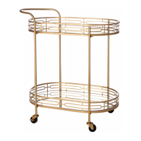 Preview: GLITZHOME BAR CART