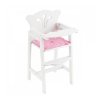 Preview: KidKraft Lil' Doll High Chair