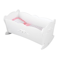 Preview: KidKraft Tiffany Bow Doll Cradle