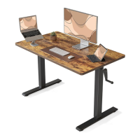 Preview: FEZIBO CRANK STANDING DESK