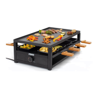 Preview: Princess BLACK STEEL Raclette