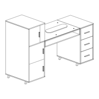 Preview: OmySalon MANICURE NAIL TABLE