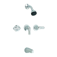 Preview: Cadet Three-Handle Bath/Shower 3375