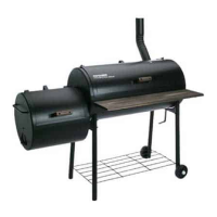 Preview: Smoke 'N Pit Professional Wood Smoker/Grill