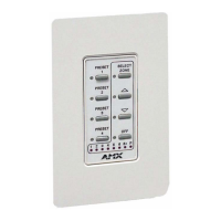 Preview: PRO-DP8 DECOR PROLINK FLUSH MOUNT KEYPAD PANEL