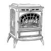Wood stove Logo